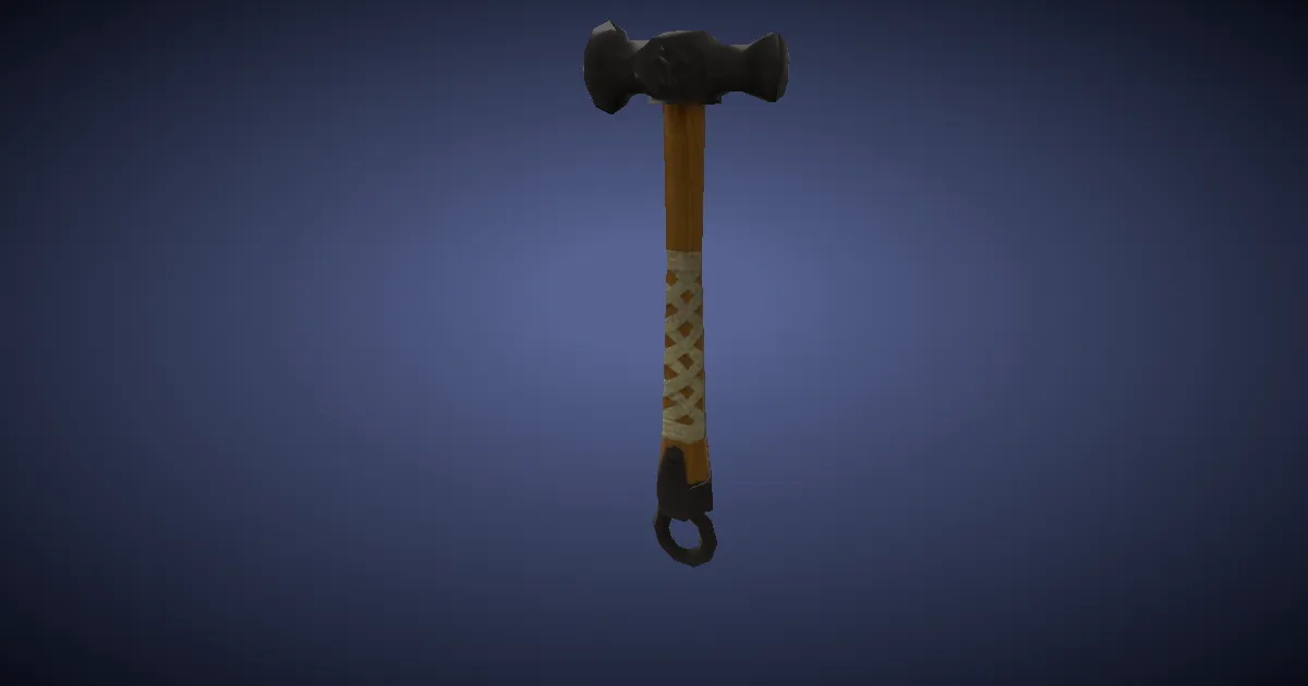 Rendu 3D de Marteau de batteur de façonnier