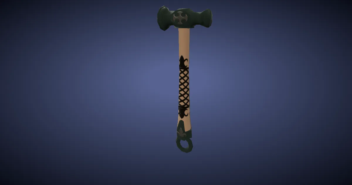 Bluespirit Raising Hammer - 3D render