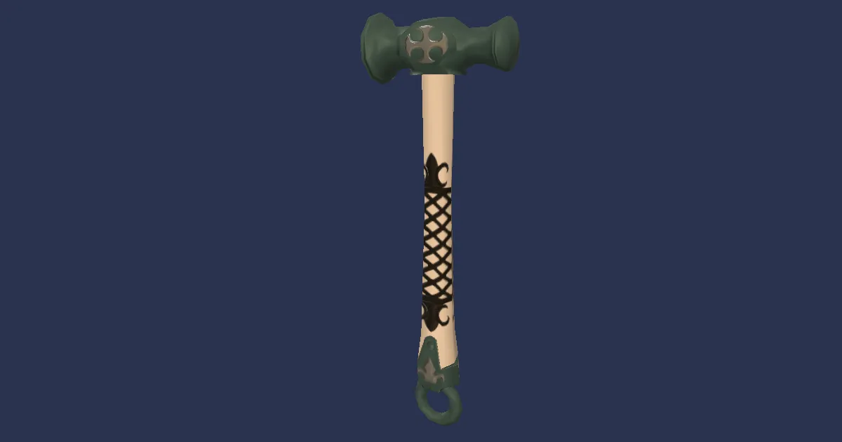 Bluespirit Raising Hammer - 3D render