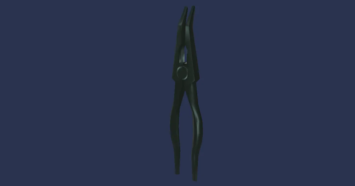 Adamantite Pliers - 3D render