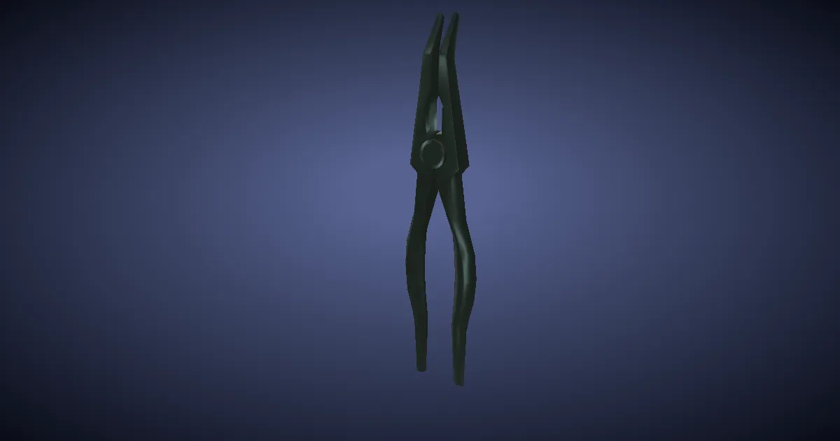 Adamantite Pliers - 3D render
