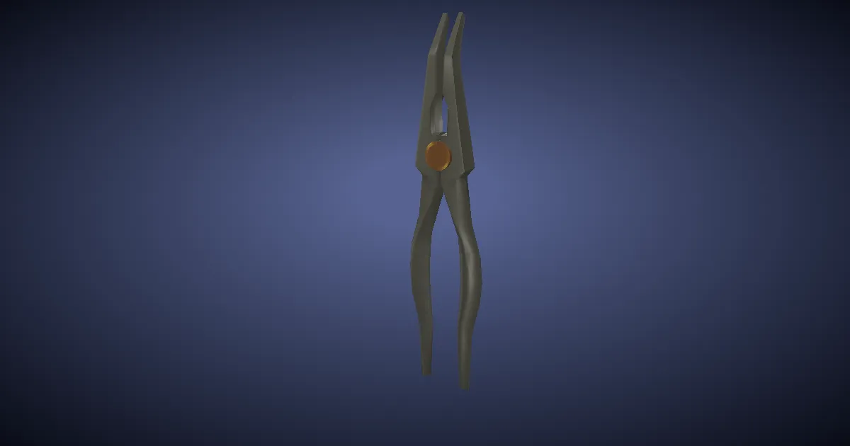 High Steel Pliers - 3D render