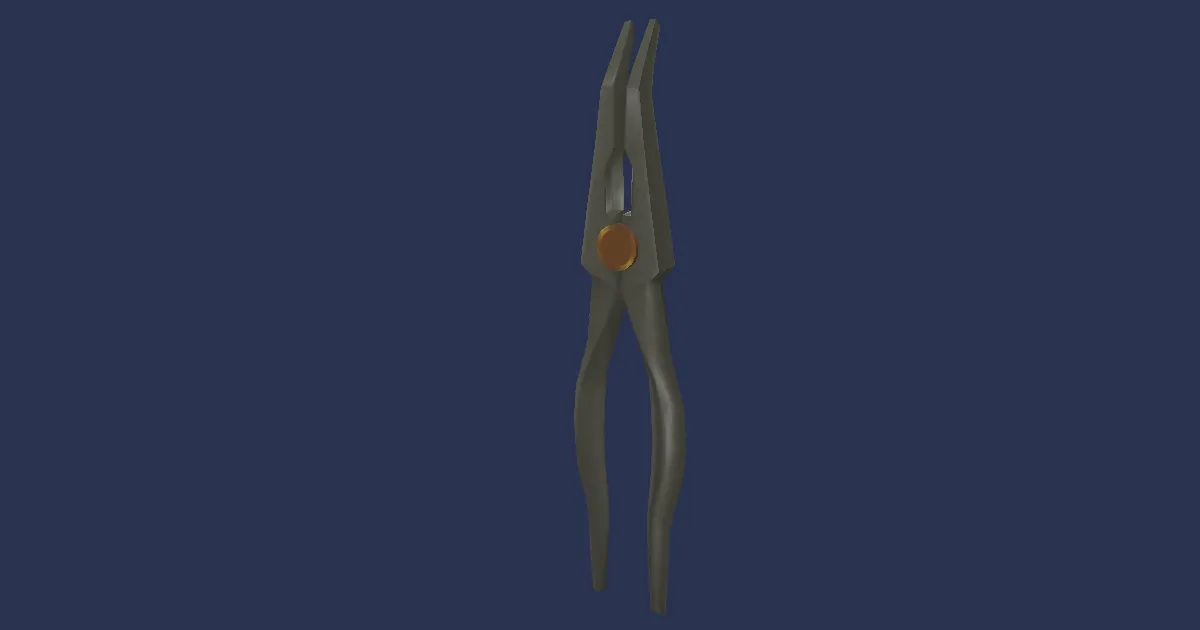 High Steel Pliers - 3D render