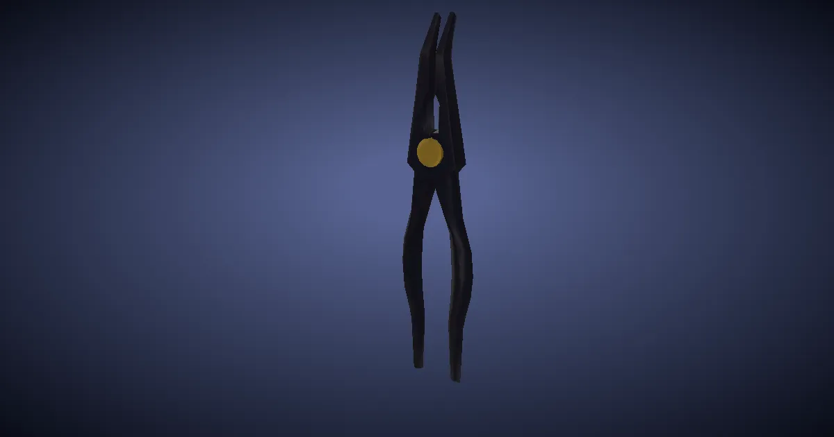 Doman Steel Pliers - 3D render