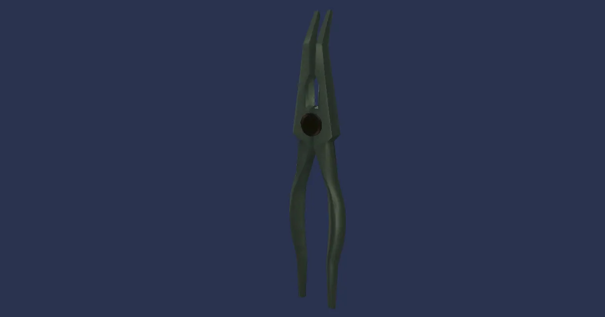 3D-Ansicht von Seelenazurit-Zange