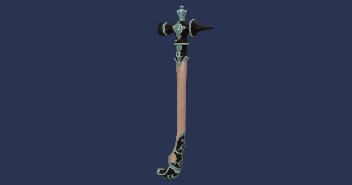 Rendu 3D de Massette de façonnier