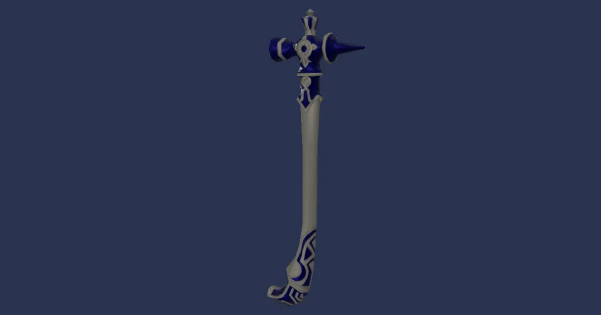 3D-Ansicht von Mythrit-Juwelierhammer