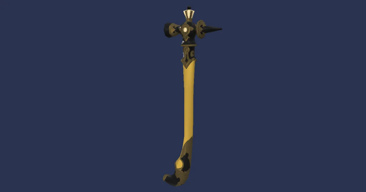 Durium Lapidary Hammer - 3D render