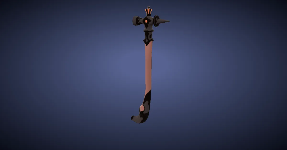 Bluespirit Lapidary Hammer - 3D render