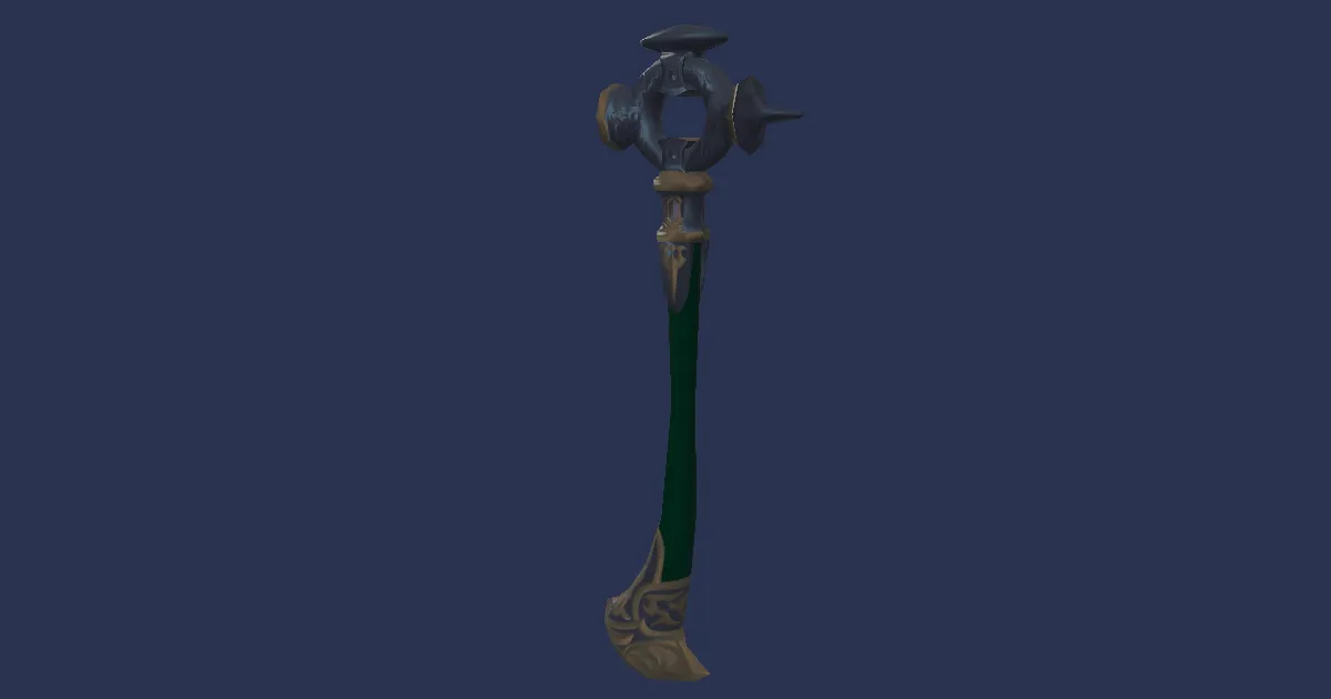 Palladium Texture Hammer - 3D render