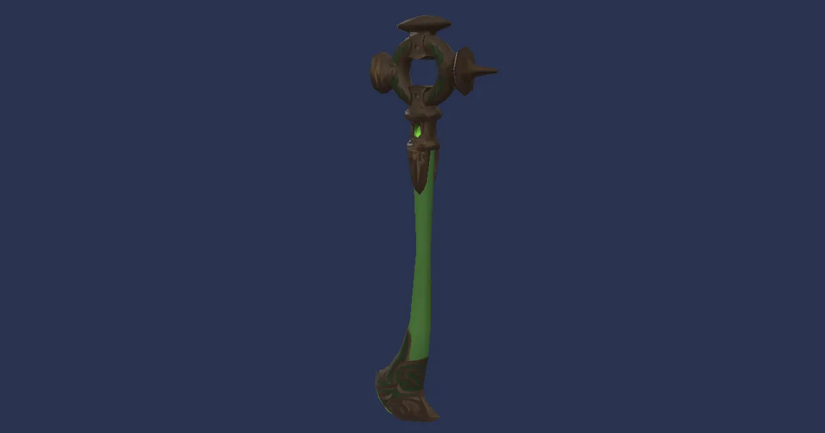 High Durium Lapidary Hammer - 3D render