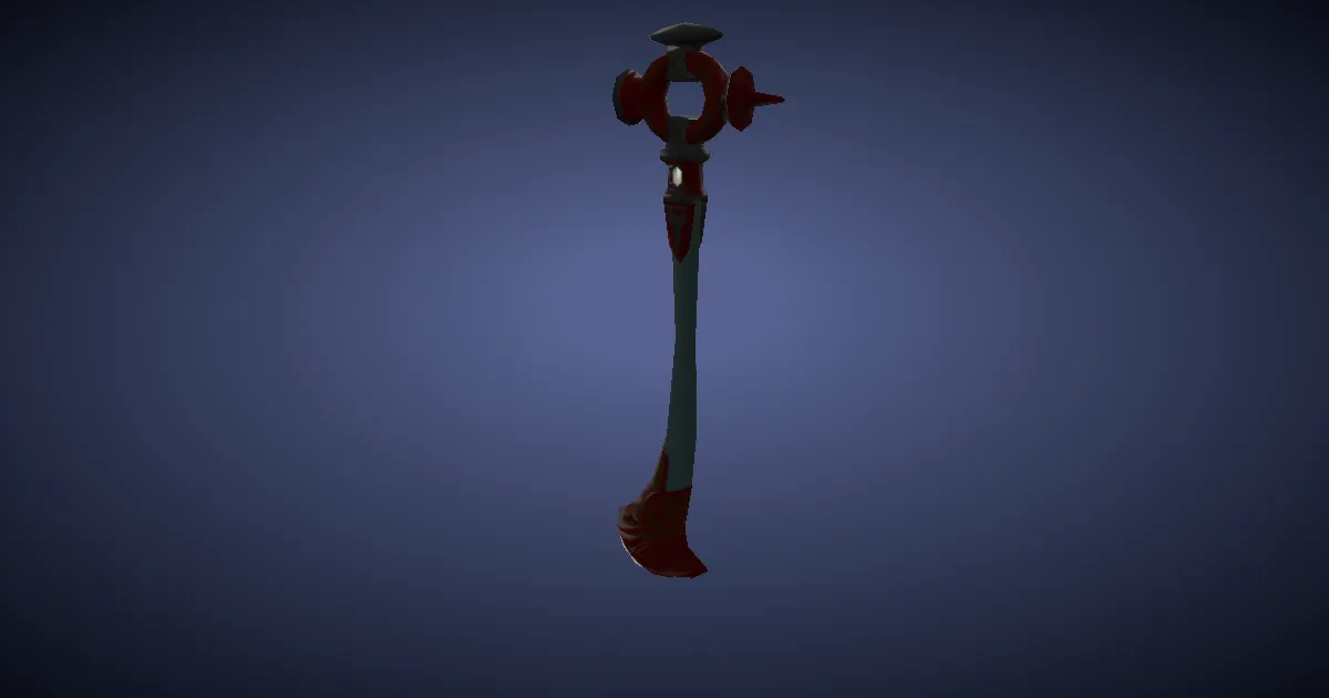 Mountain Chromite Lapidary Hammer - 3D render