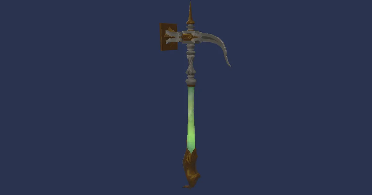 Rendu 3D de Massette de joaillier bénie