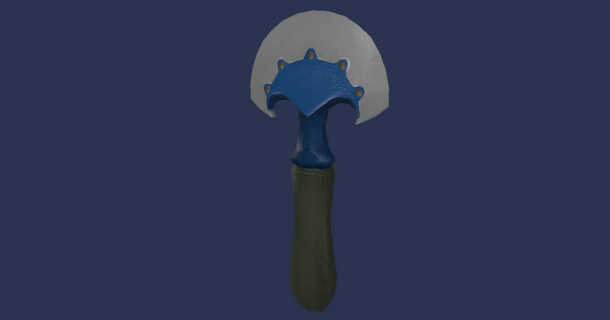 Doman Iron Head Knife - 3D render