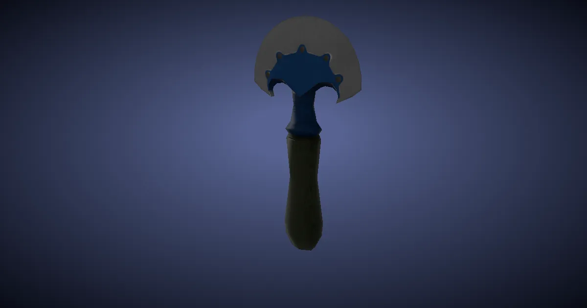 Doman Iron Head Knife - 3D render
