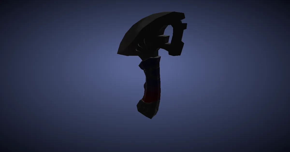 Aurum Regis Creasing Knife - 3D render