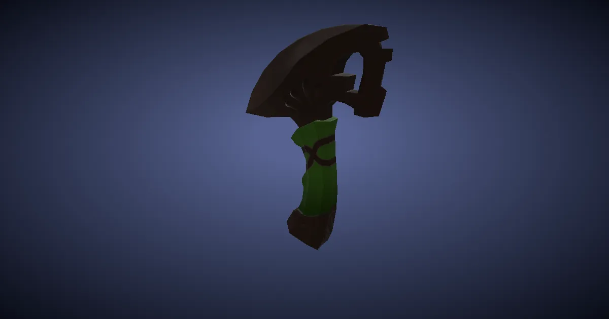 High Durium Creasing Knife - 3D render
