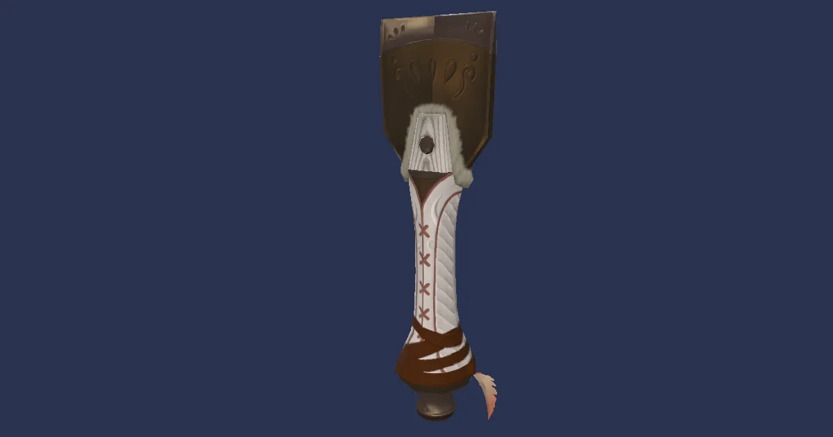 3D-Ansicht von Prächtiges Ledererkoryphäen-Messer
