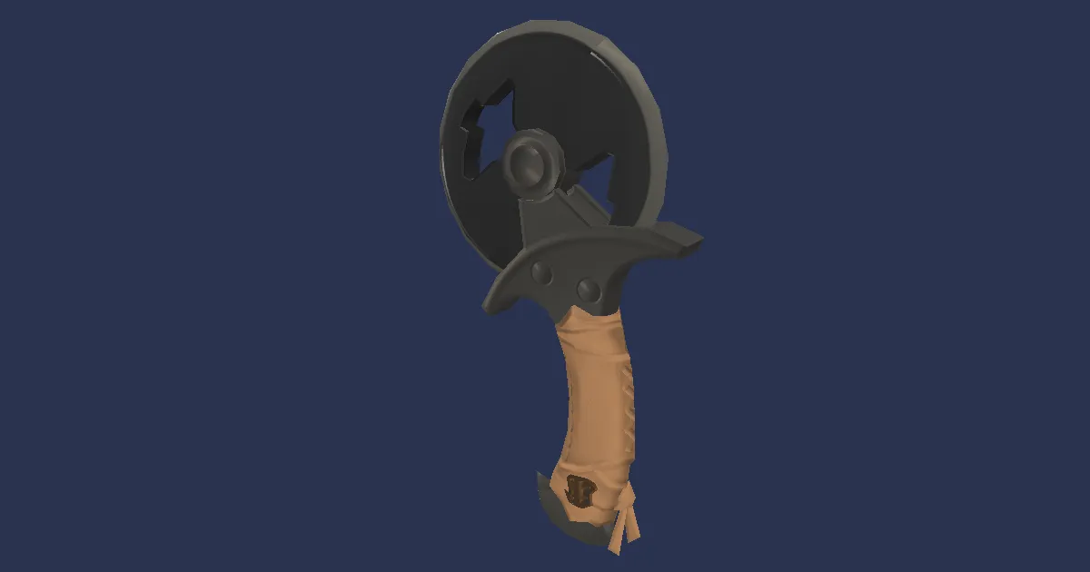 Blessed Hidekeep's Knife - 3D render