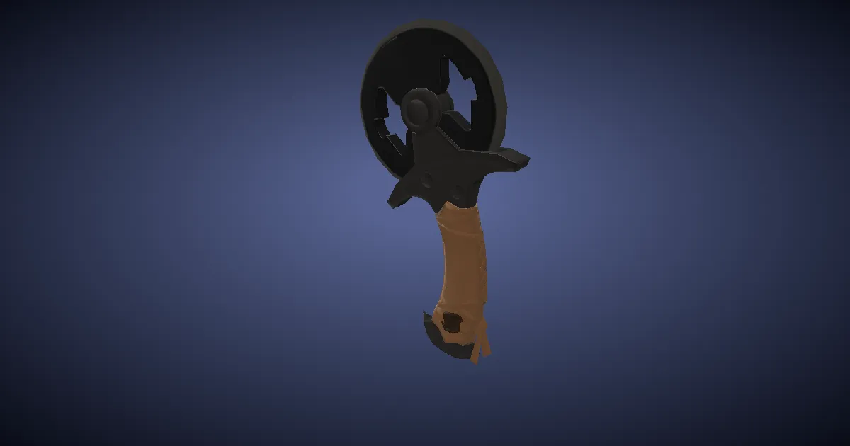 Blessed Hidekeep's Knife - 3D render