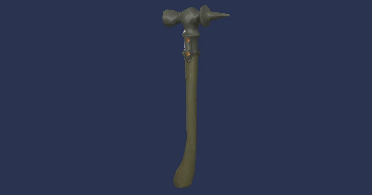 Manganese Awl - 3D render