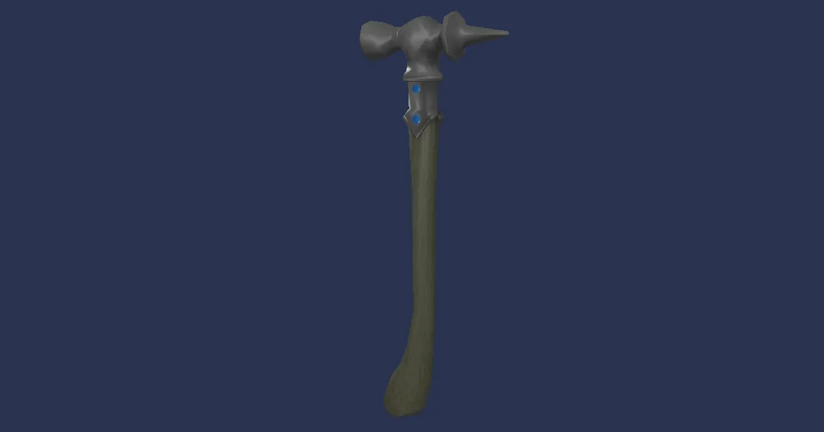 Doman Iron Awl - 3D render