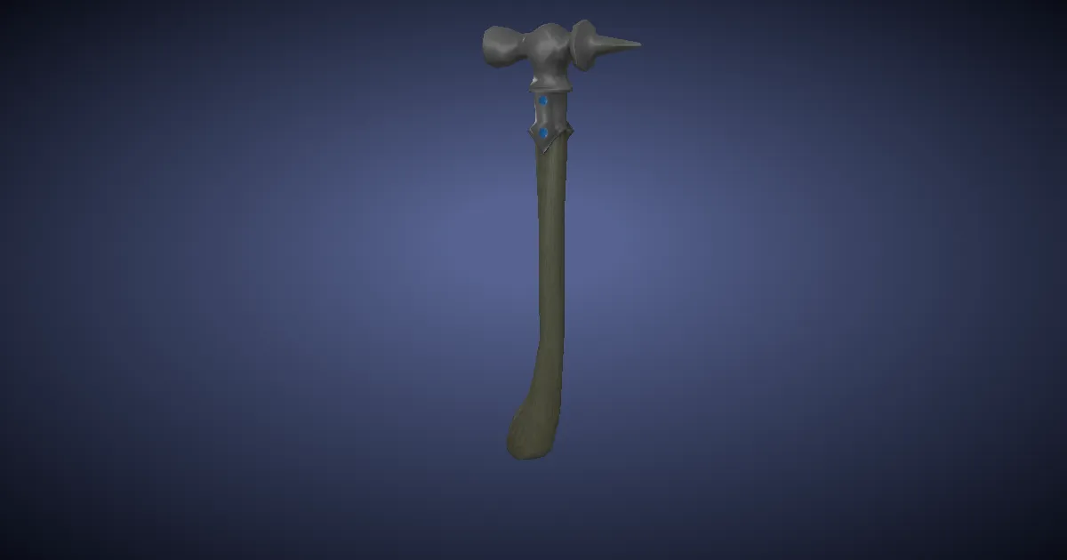 Doman Iron Awl - 3D render