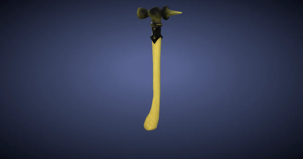 Doman Steel Awl - 3D render