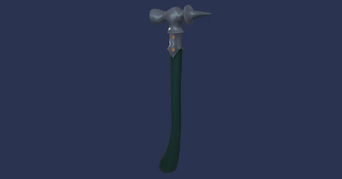 Molybdenum Awl - 3D render