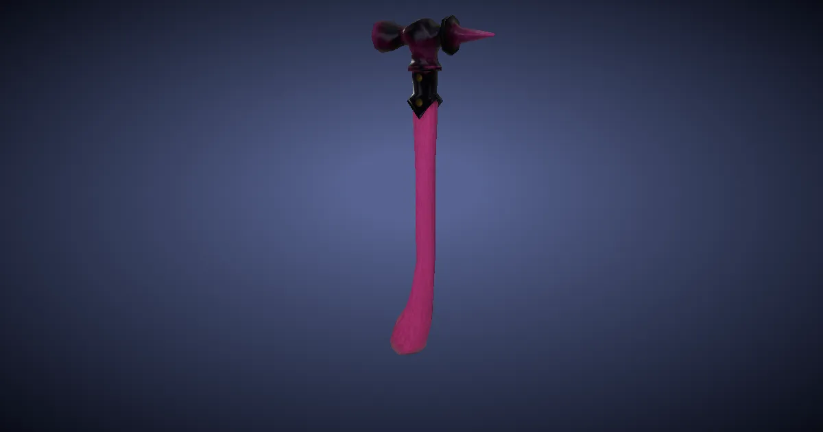 Dwarven Mythril Awl - 3D render