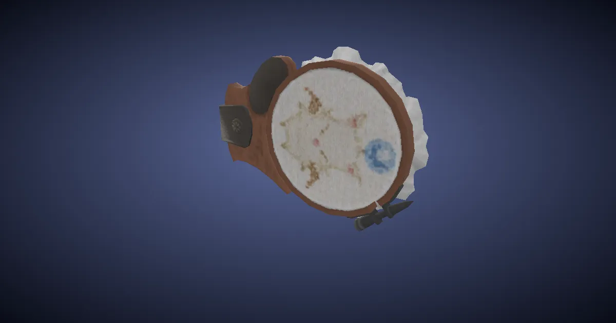 Stonegold Needle - 3D render