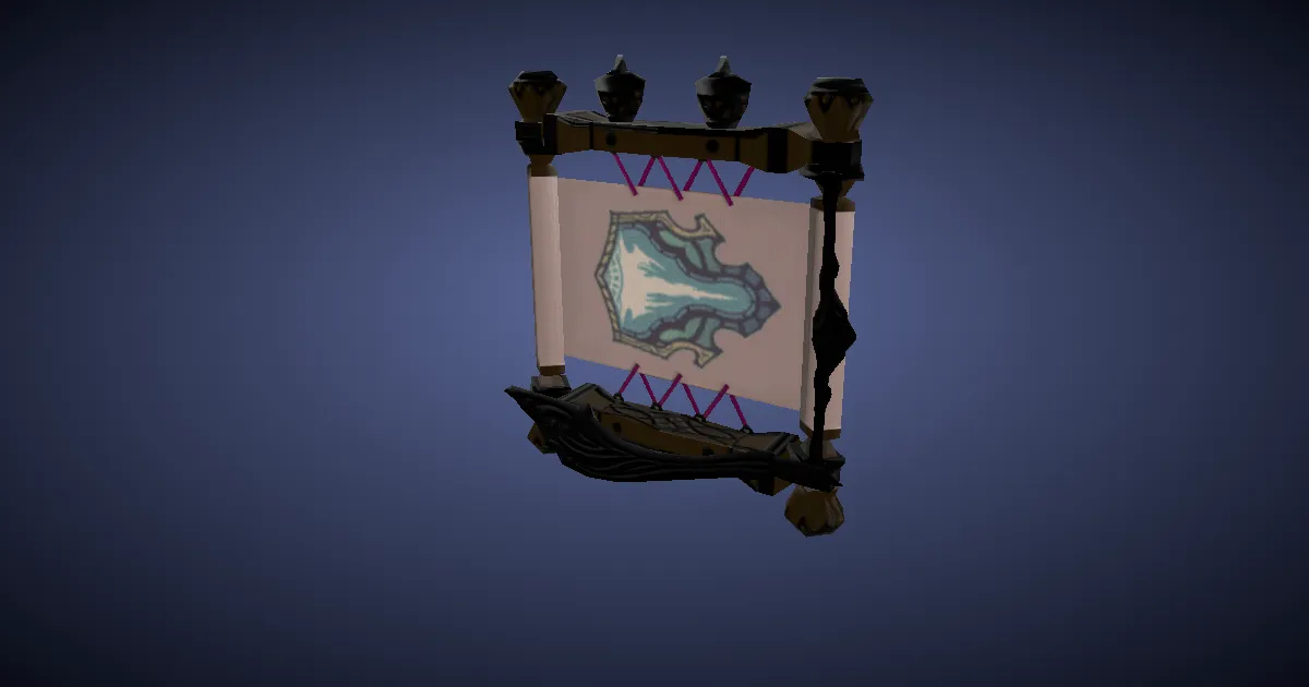 Dwarven Mythril Needle - 3D render