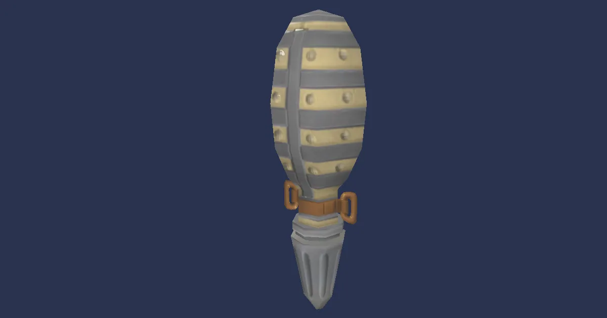 Rendu 3D de Alambic en or incarnat