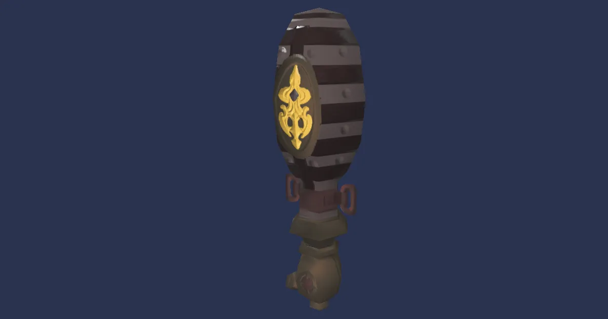 Titanbronze Alembic - 3D render
