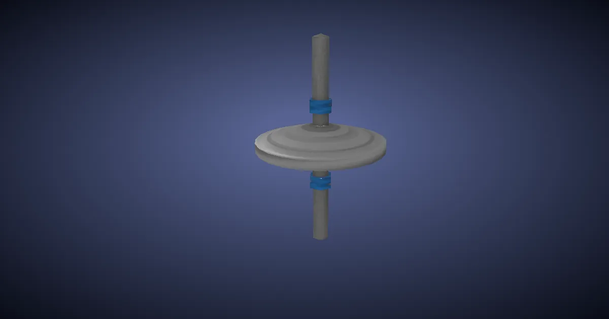 Doman Iron Mortar - 3D render