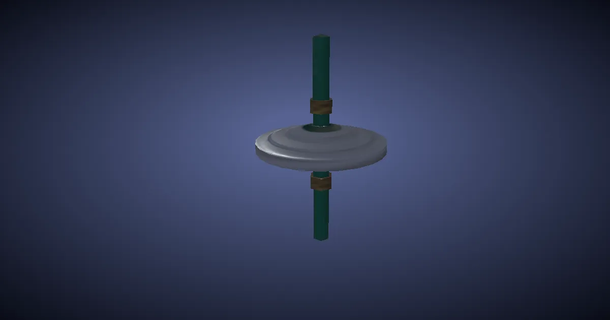 Molybdenum Mortar - 3D render