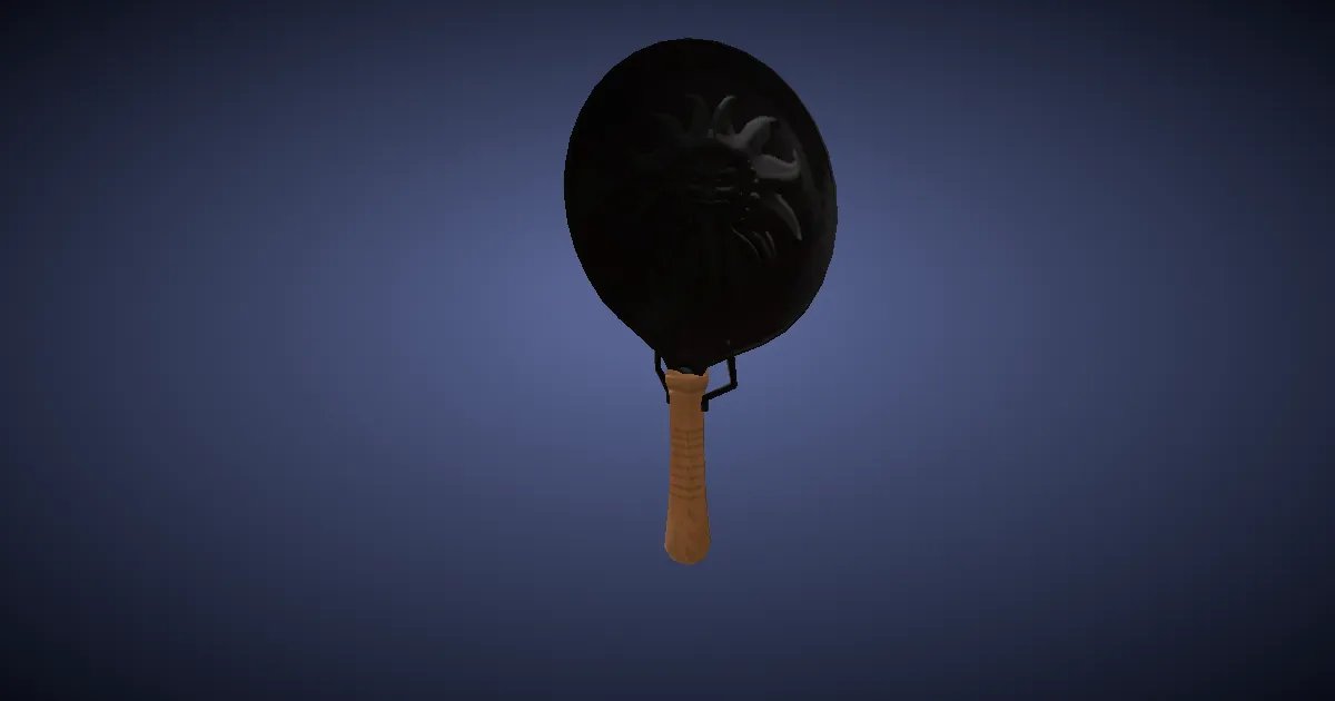 Artisan's Frypan - 3D render