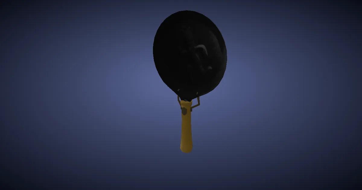 Doman Steel Frypan Caliente - 3D render
