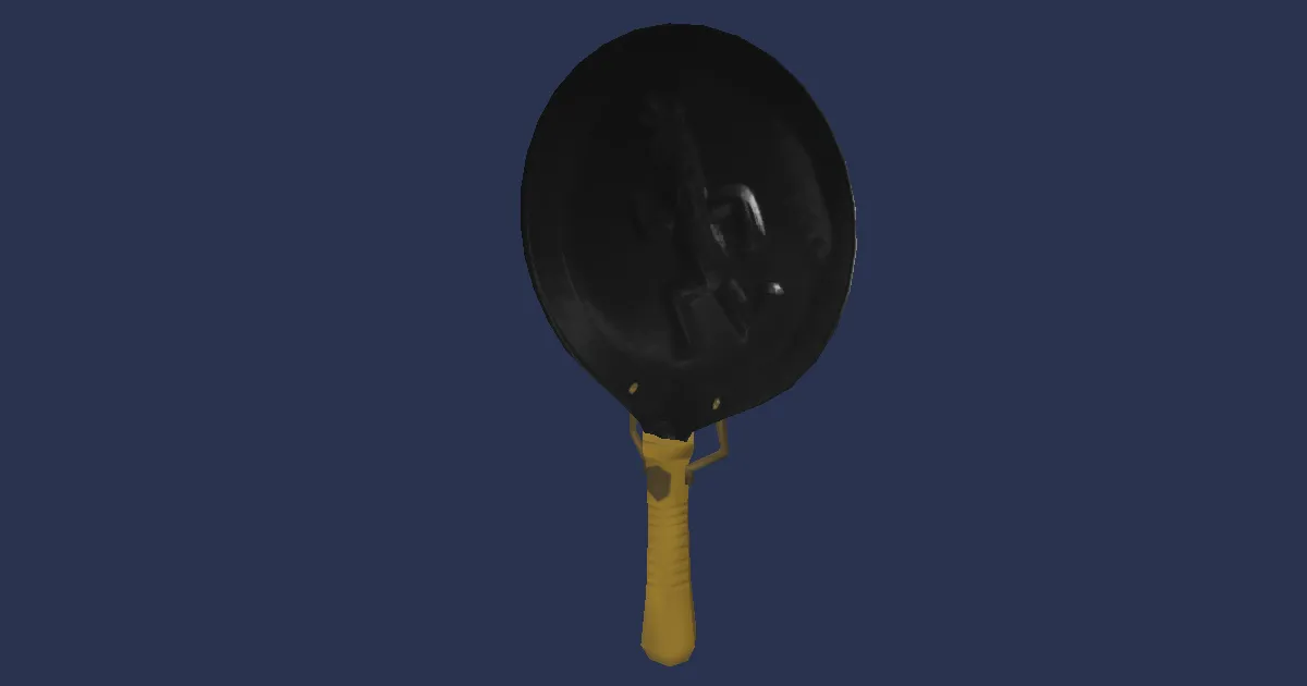 Doman Steel Frypan Caliente - 3D render