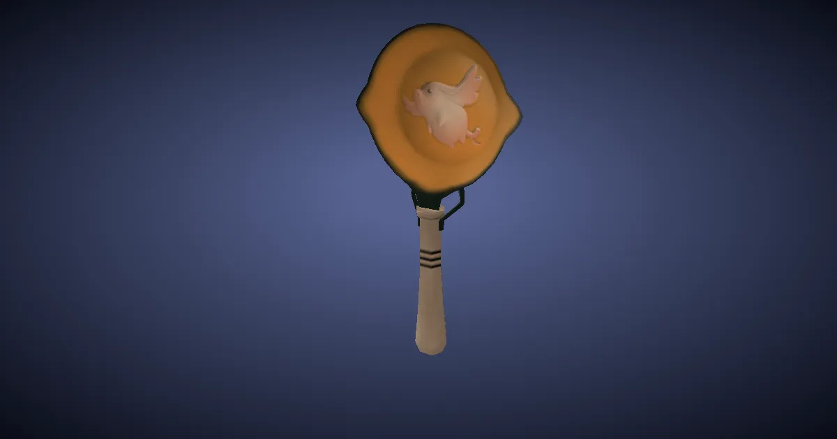 Bluespirit Porxie Frypan - 3D render