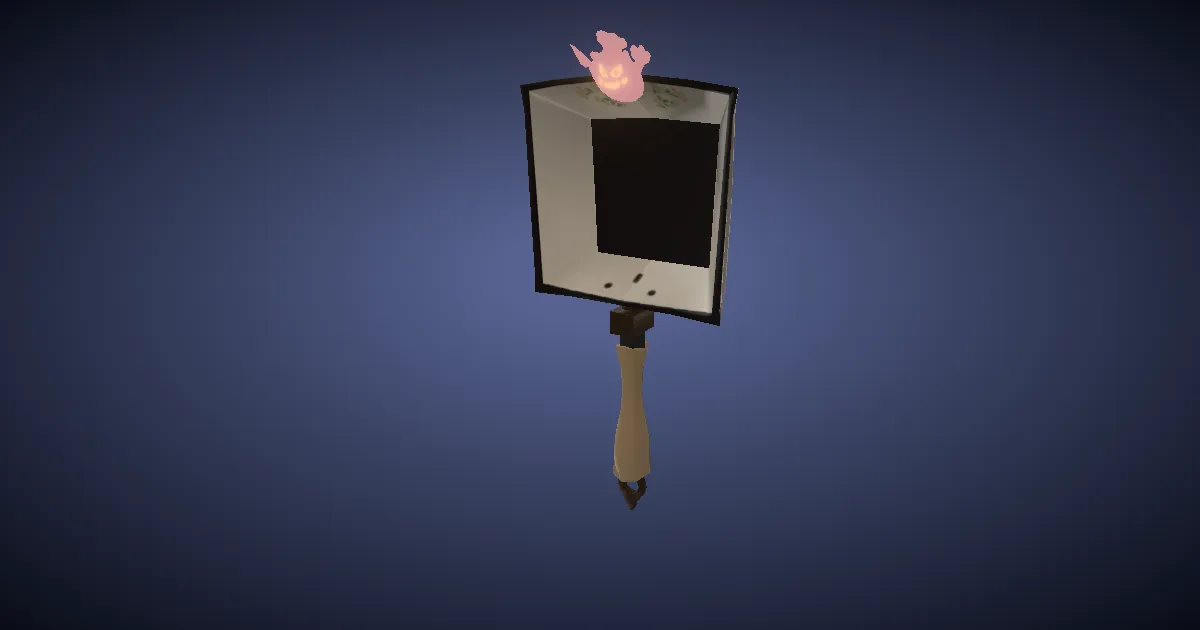 Titanium Gold Bomb Frypan - 3D render