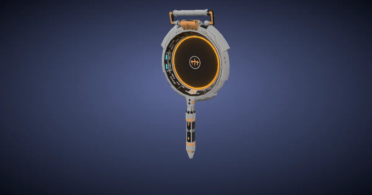 Cosmic Frypan v1.1 - 3D render