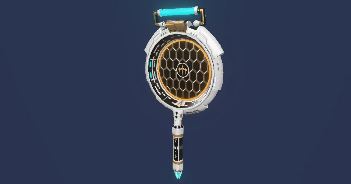 Frypan of Stars - 3D render