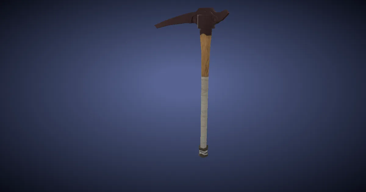 Bronze Pickaxe - 3D render