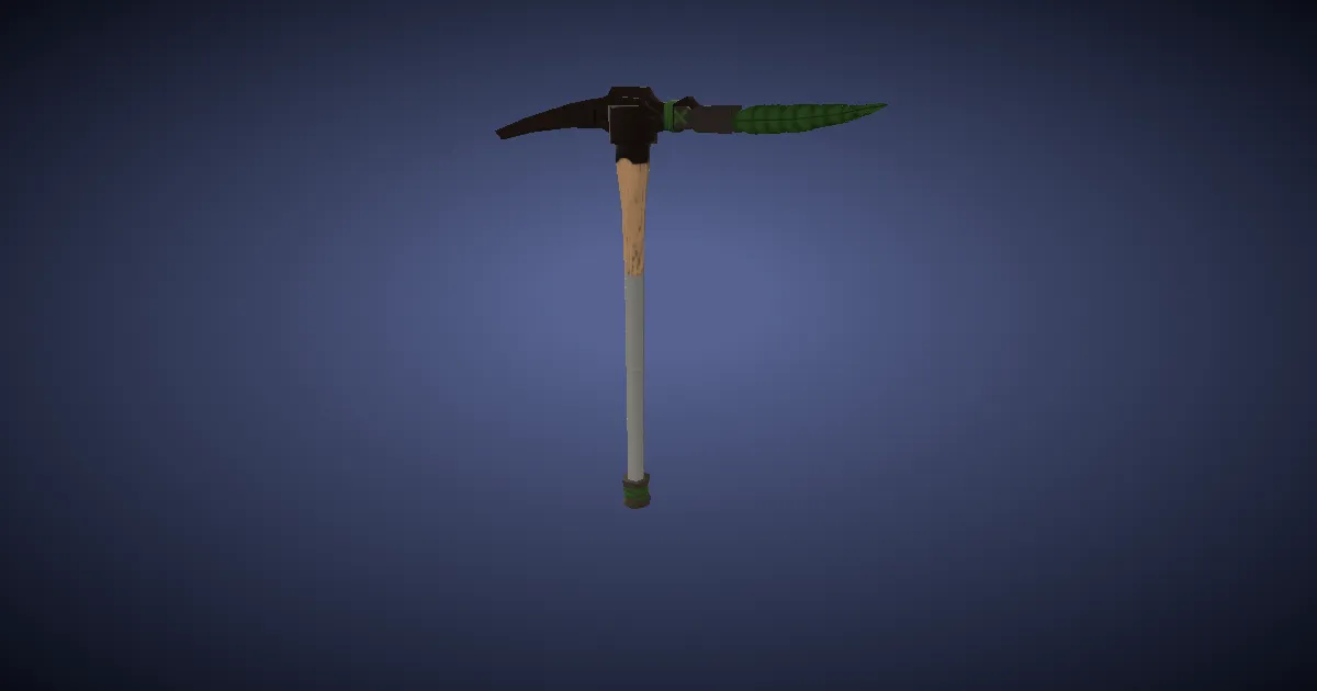 High Durium Pickaxe - 3D render