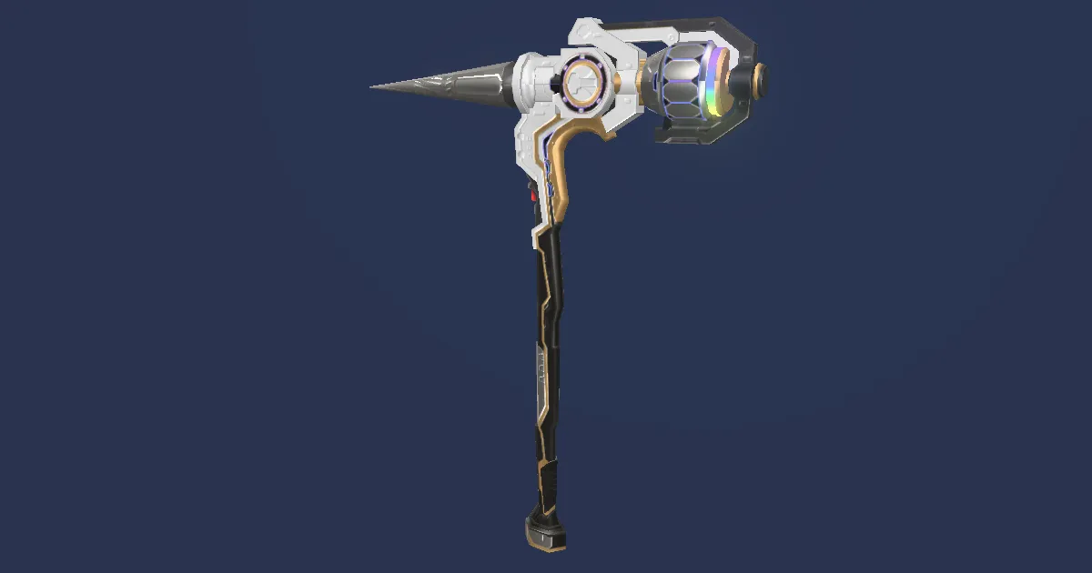 Pickaxe of Stars - 3D render