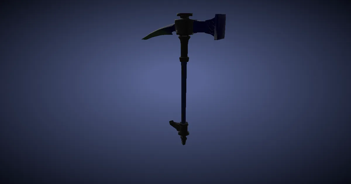 Mythrite Pickaxe - 3D render