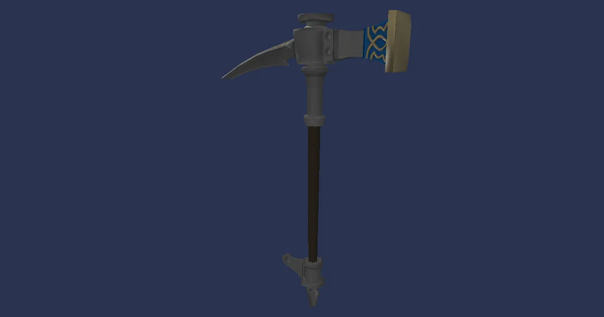 Doman Iron Pickaxe - 3D render