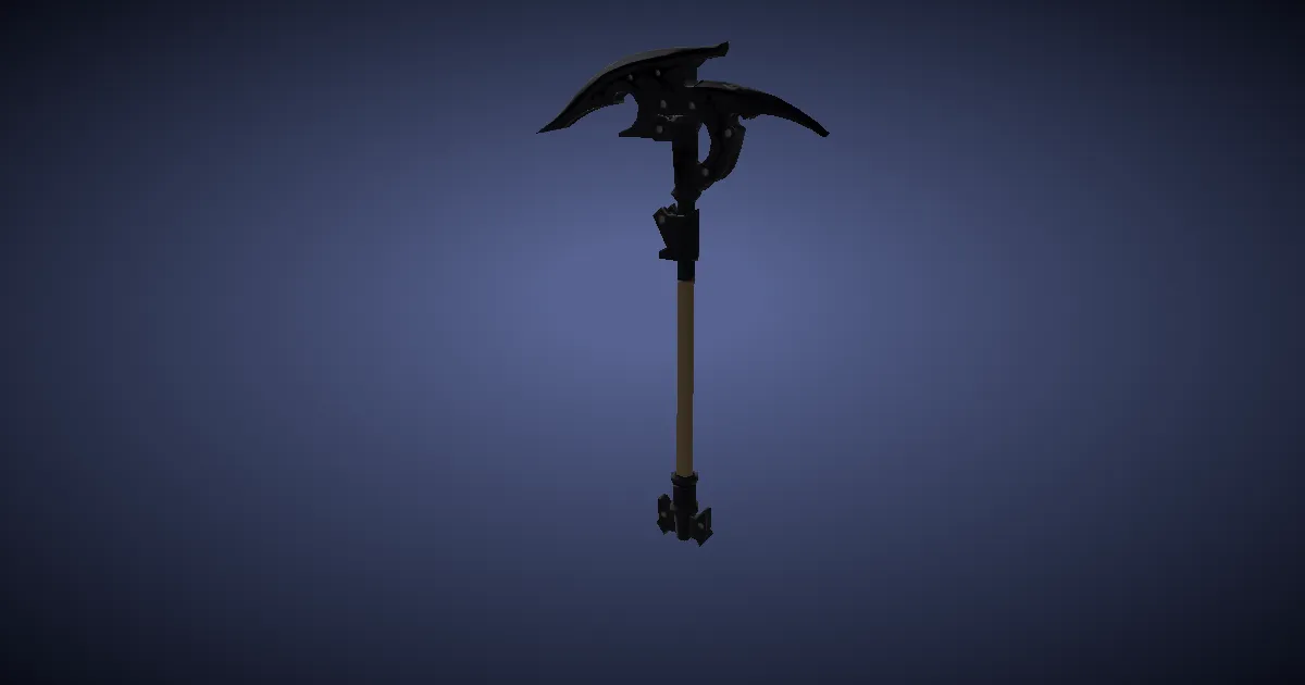 Blessed Minekeep's Pickaxe - 3D render