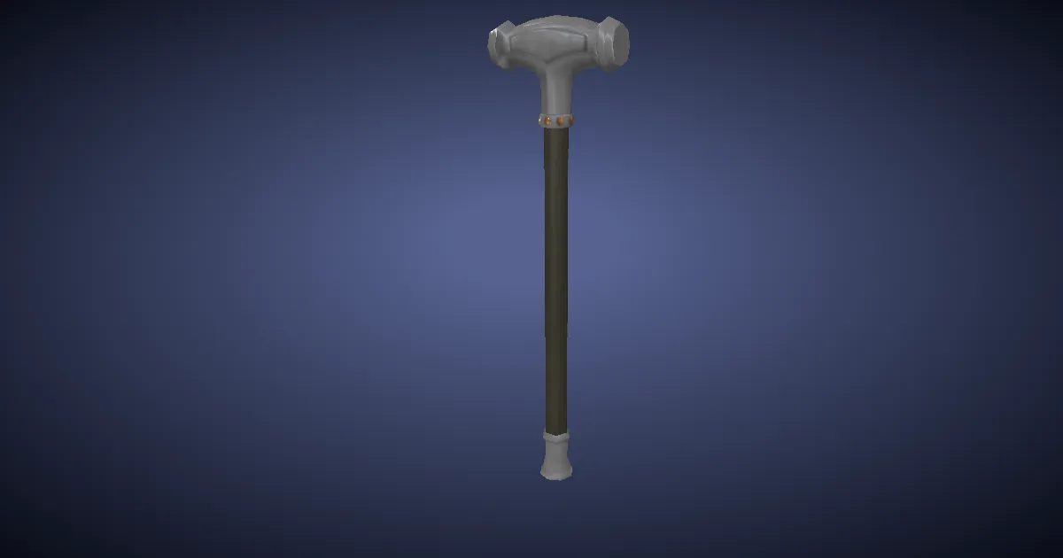 Manganese Sledgehammer - 3D render